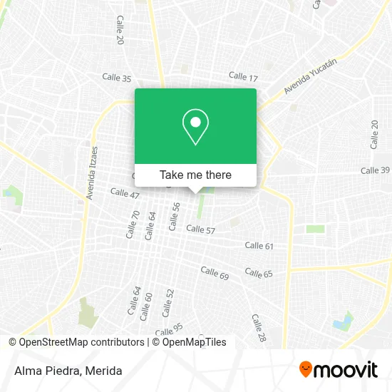 Alma Piedra map