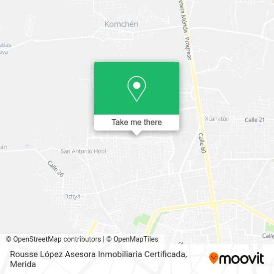 Rousse López Asesora Inmobiliaria Certificada map