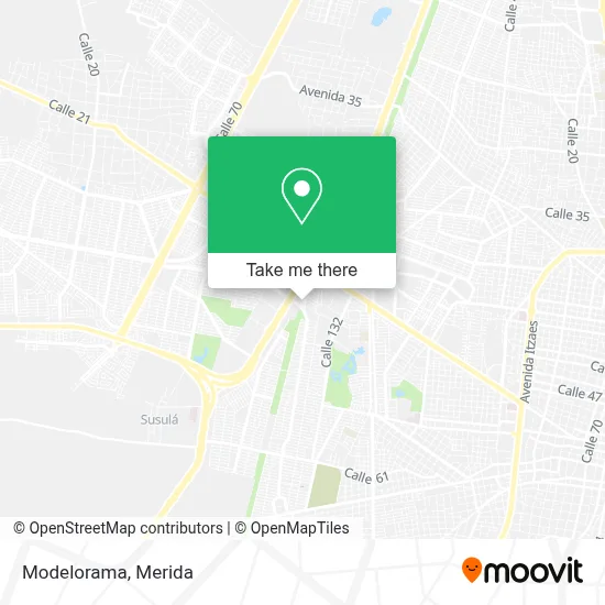 Modelorama map
