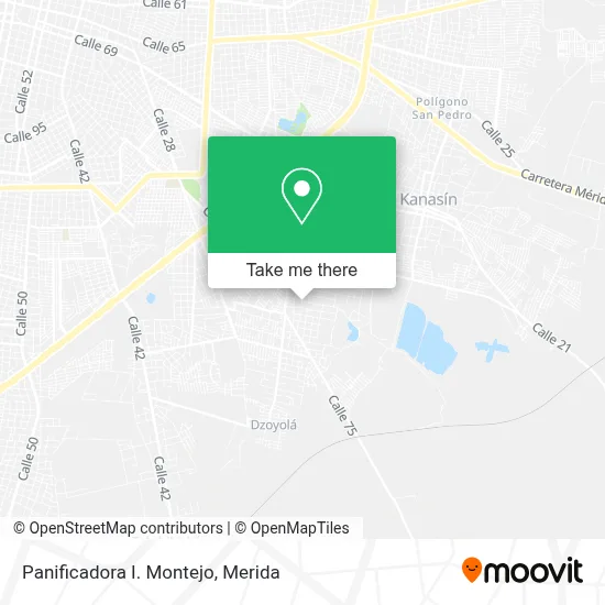 Panificadora I. Montejo map