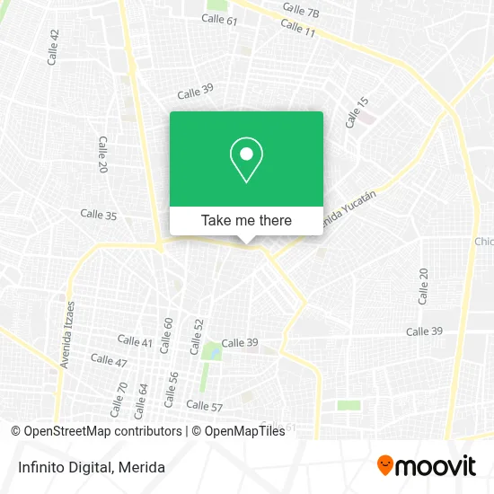 Infinito Digital map