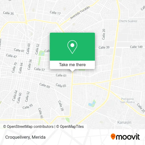 Croquelivery map