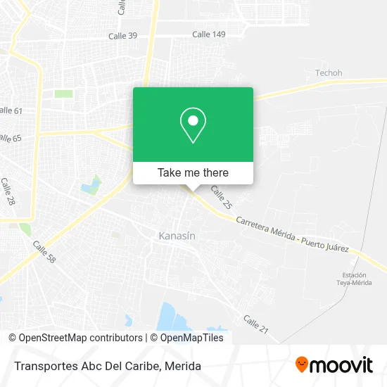 Transportes Abc Del Caribe map