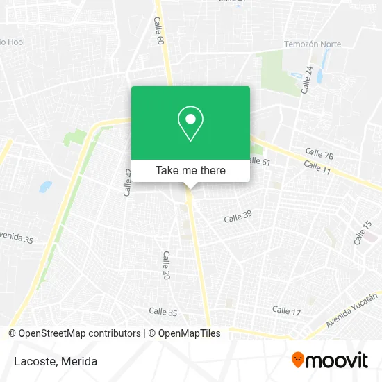 Lacoste map