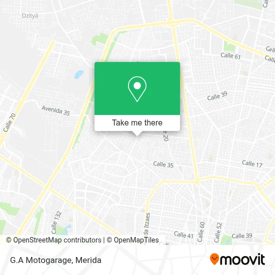 G.A Motogarage map
