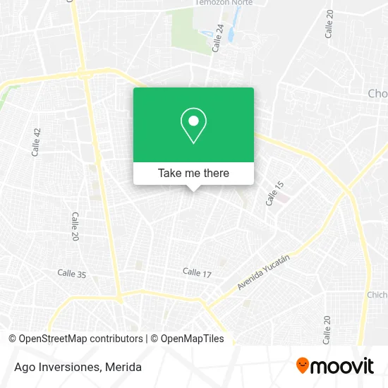 Ago Inversiones map
