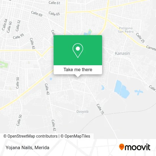 Yojana Nails map