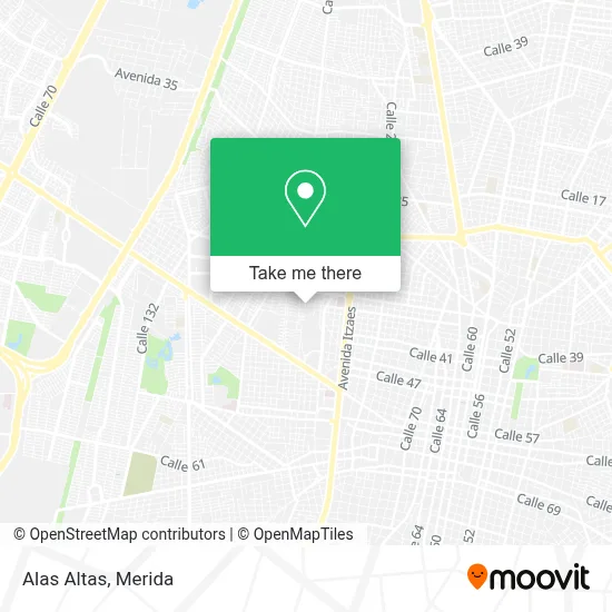 Alas Altas map