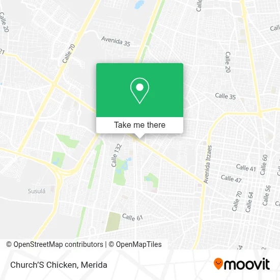 Church’S Chicken map
