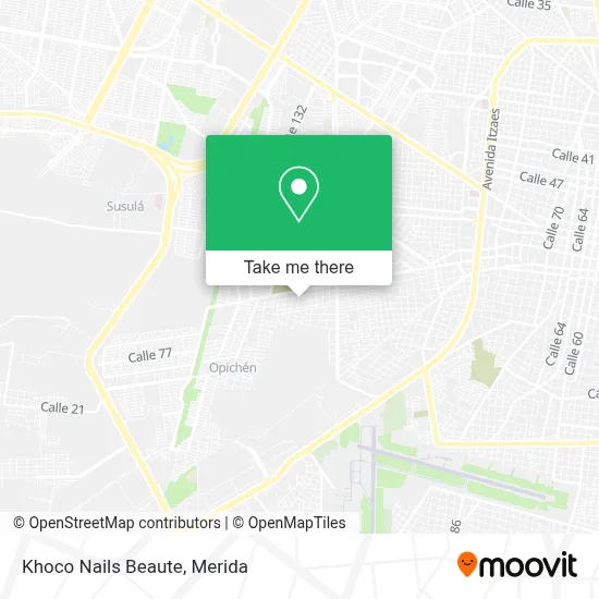 Khoco Nails Beaute map