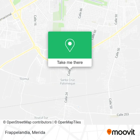Frappelandia map