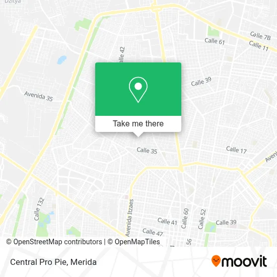 Central Pro Pie map