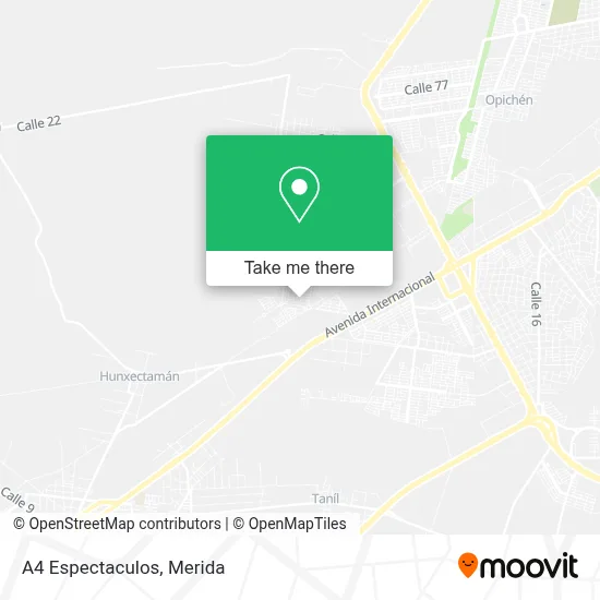A4 Espectaculos map