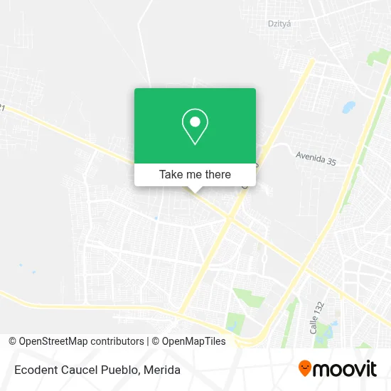 Ecodent Caucel Pueblo map