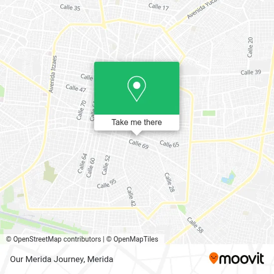 Our Merida Journey map