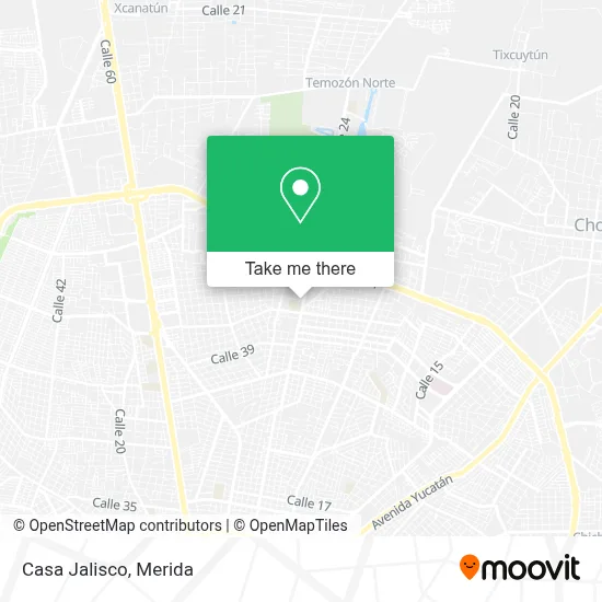 Casa Jalisco map