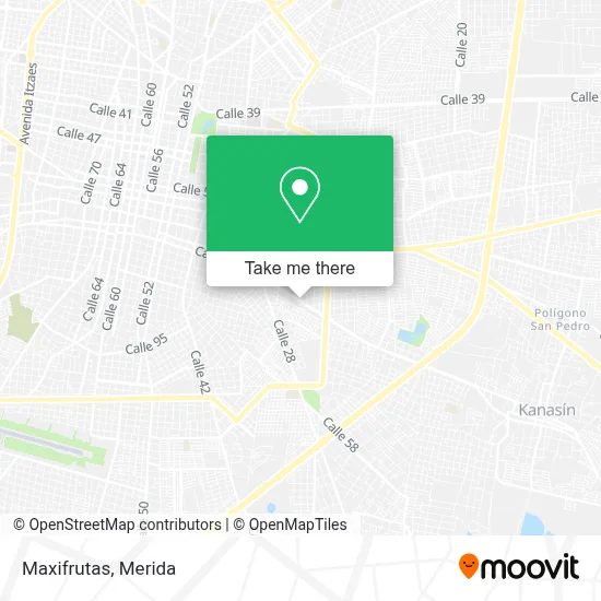 Maxifrutas map