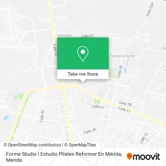 Forme Studio | Estudio Pilates Reformer En Mérida map