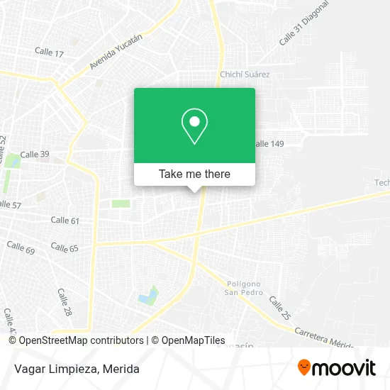 Vagar Limpieza map