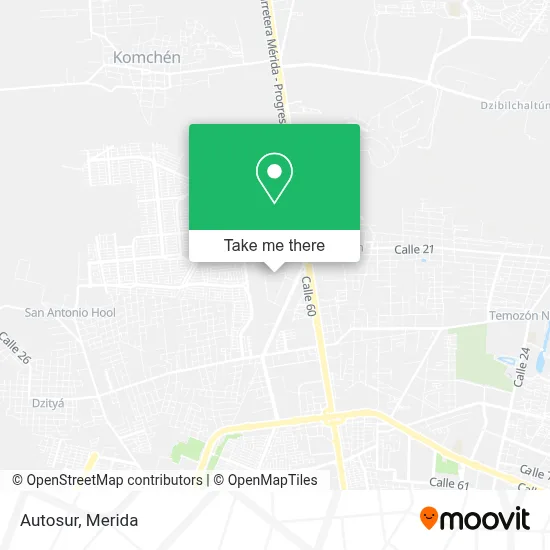 Autosur map
