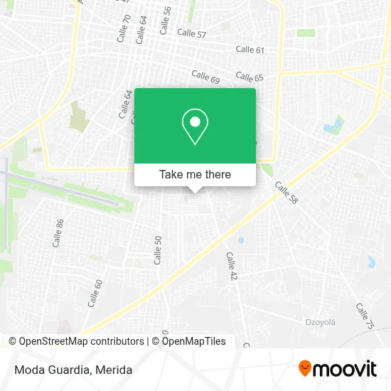 Moda Guardia map