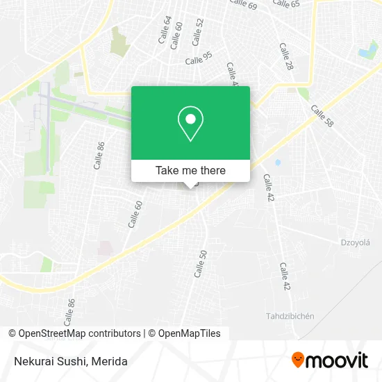 Nekurai Sushi map