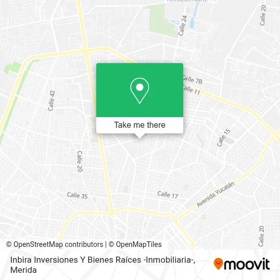 Inbira  Inversiones Y Bienes  Raíces -Inmobiliaria- map