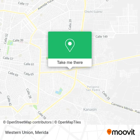 Western Union map