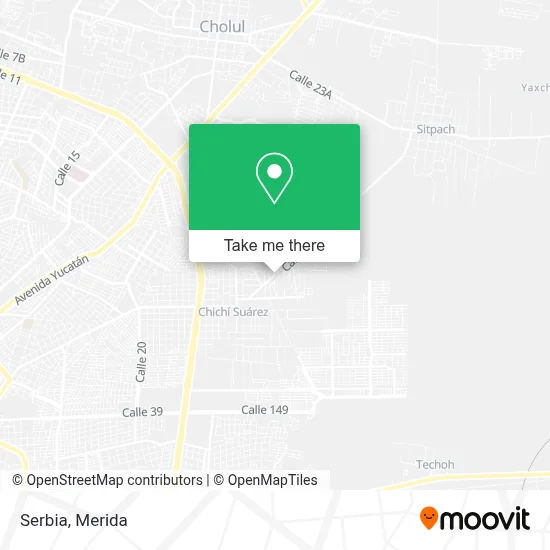 Serbien map