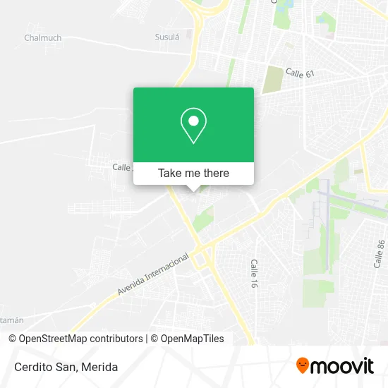 Cerdito San map