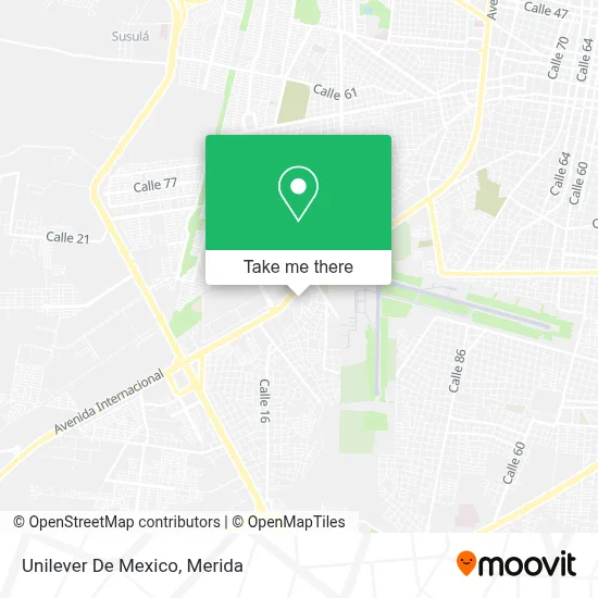 Unilever De Mexico map