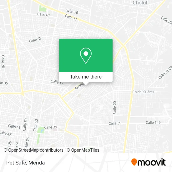 Pet Safe map
