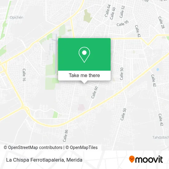 La Chispa Ferrotlapalería map