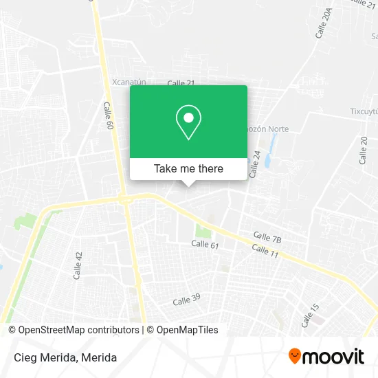 Cieg Merida map