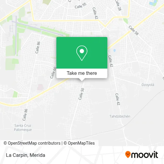 La Carpin map