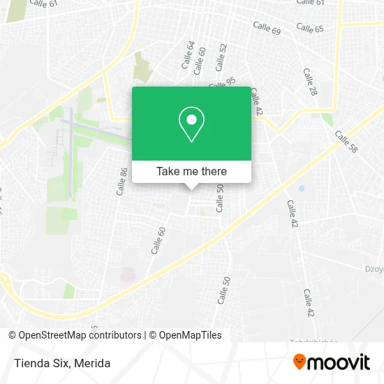Tienda Six map