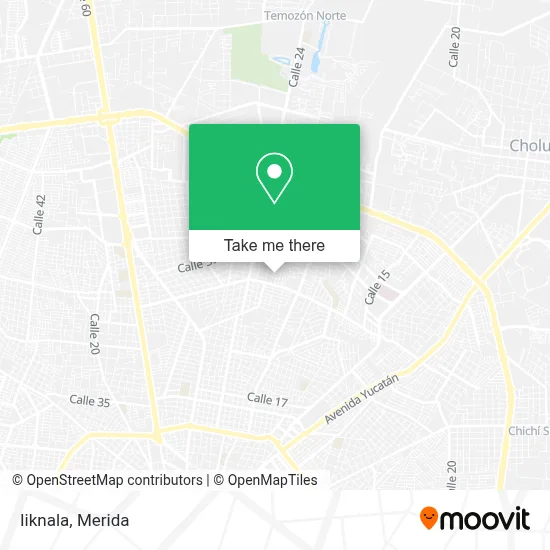 Iiknala map