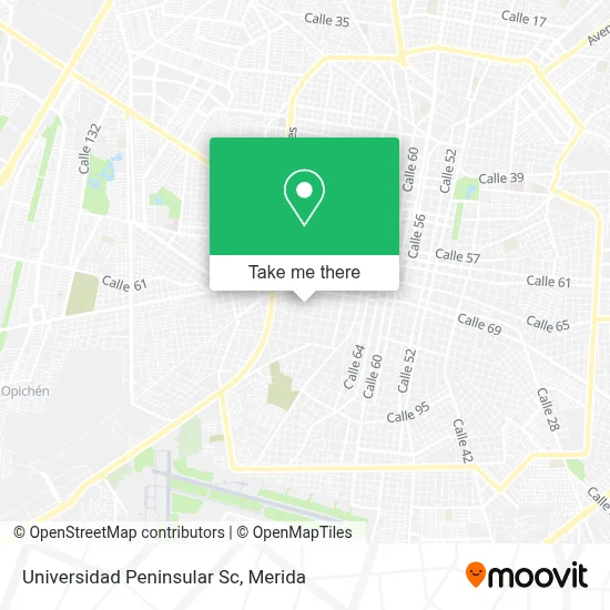Universidad Peninsular Sc map