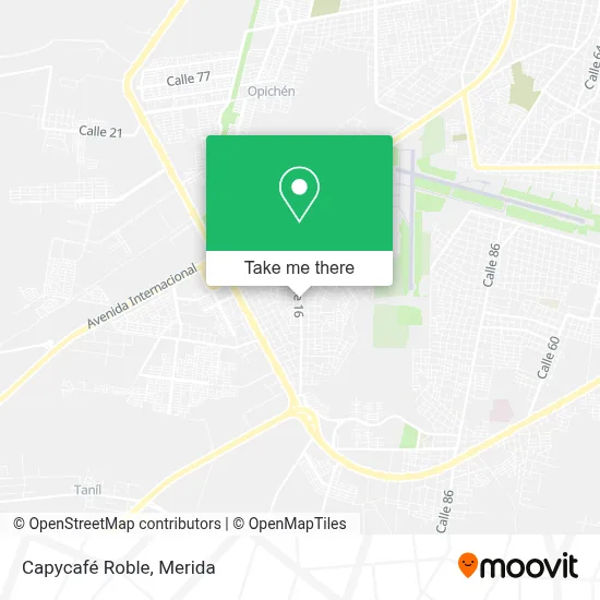 Capycafé Roble map