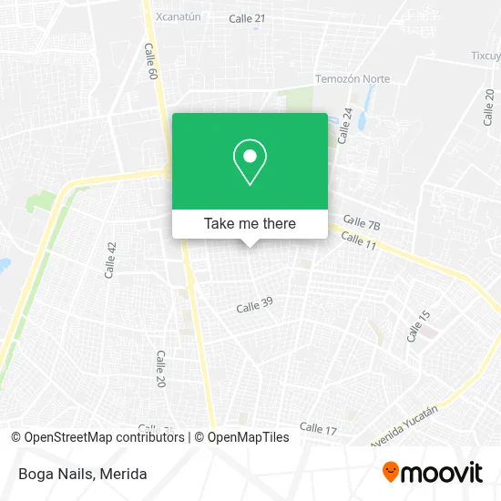 Boga Nails map