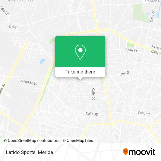 Latido Sports map