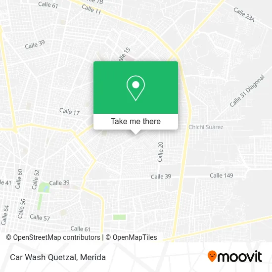 Car Wash Quetzal map