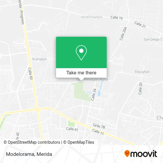 Modelorama map