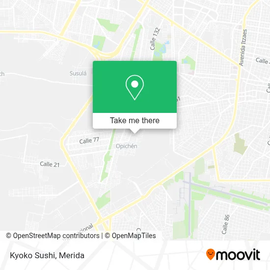 Kyoko Sushi map