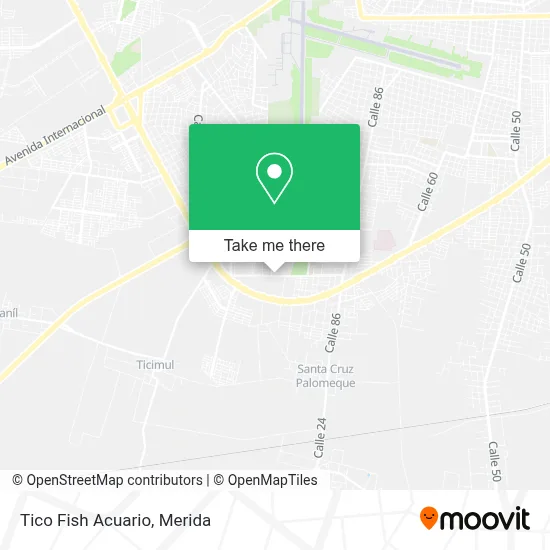 Tico Fish Acuario map