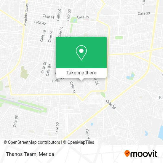 Thanos Team map