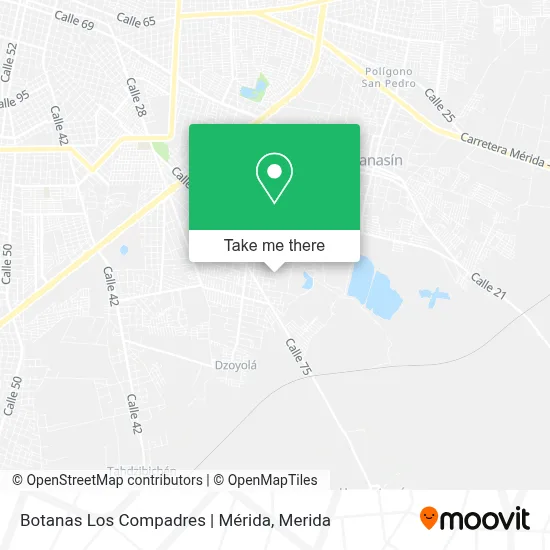 Botanas Los Compadres | Mérida map