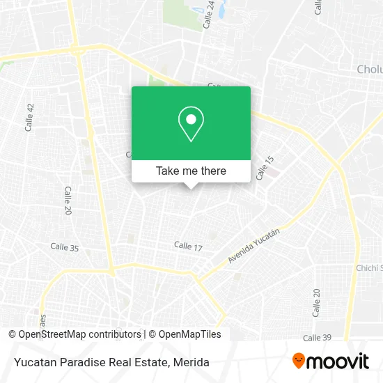 Yucatan Paradise Real Estate map
