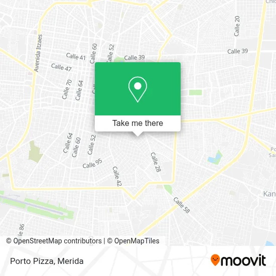 Porto Pizza map