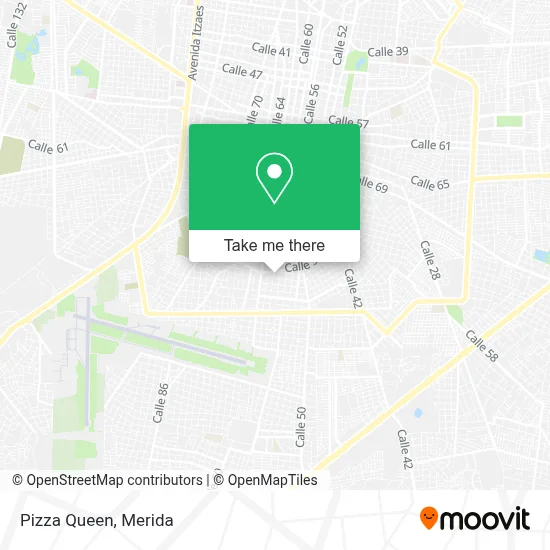 Pizza Queen map